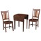 International Concepts Rectangle Small Dual Drop Leaf Table with 2 San Remo Chairs, Espresso, 20.6 W, 36 L, 29 in H, Wood K581-2236D-C10 - alternate 3